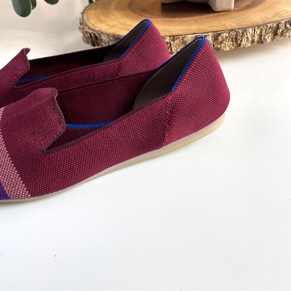 Rothy's Garnet Reflective Stripe Loafer | Women’s Size 11 - Picture 5 of 9